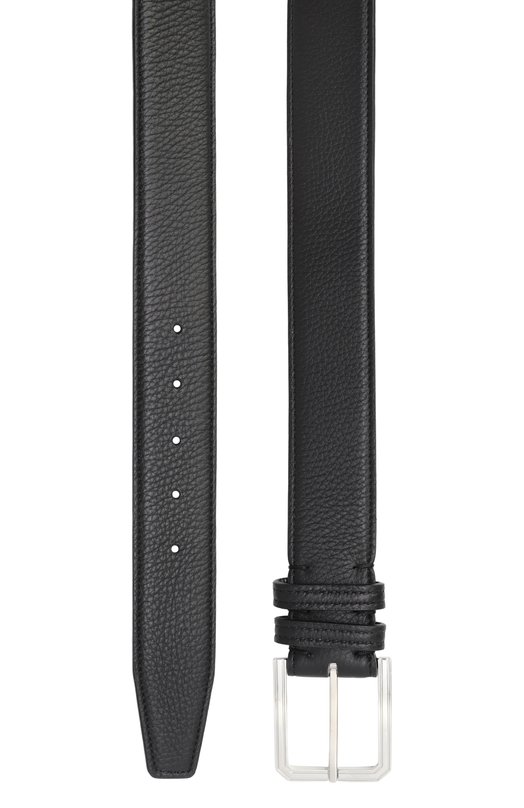 Кожаный ремень Kiton USC23PN0012608 Чёрный  USC23PN0012608 Фото 3