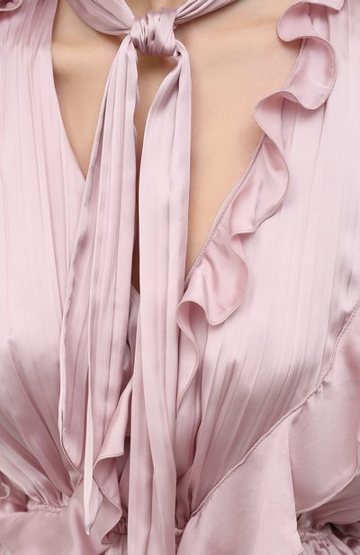 Атласное платье OFF-WHITE, арт. 0WDB294R21FAB001, фото 5