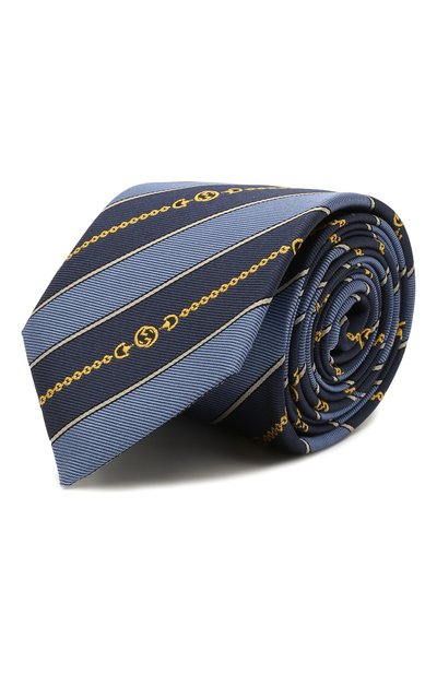 Мужской шелковый галстук GUCCI, арт. 643929/4E002