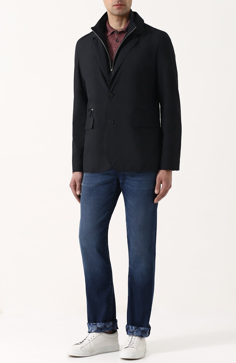 Приталенная куртка на пуговицах с подстежкой ANDREA CAMPAGNA, арт. 89100E0012600, фото 2