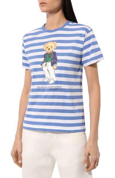 Хлопковая футболка POLO RALPH LAUREN, арт. 211924300, фото 3