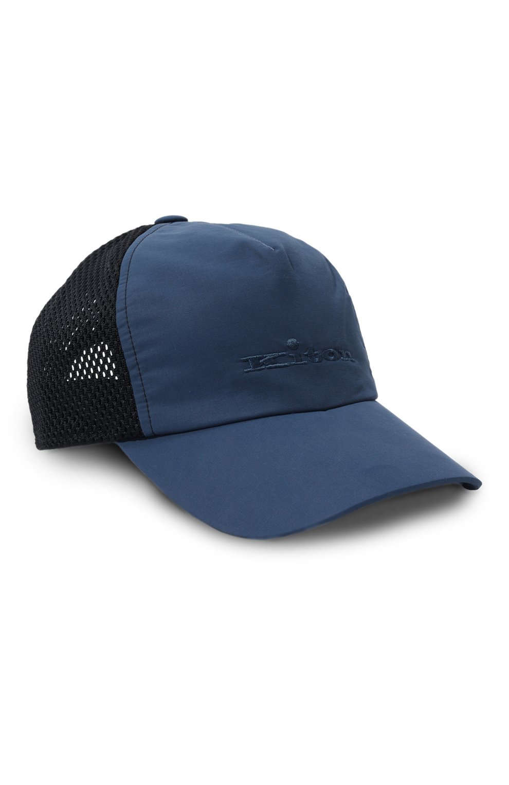 Бейсболка KITON синего цвета по цене 31550 руб., арт. UCAPP49XB6053, фото 1 Бейсболка KITON, арт. UCAPP49XB6053, фото 1