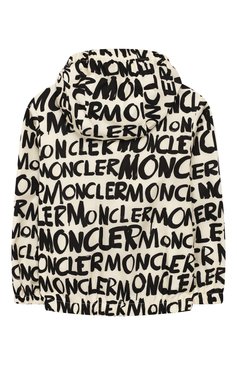 Детская ветровка с капюшоном MONCLER ENFANT черно-белого цвета, арт. E1-954-46108-05-539GY/8-10A | Фото 2 (Материал подклада: Синтетический мате�риал; Статус проверки: Проверена категория, Проверено; Материал внешний: Синтетический материал; Рукава: Длинные; Кросс-КТ: Ветровка, Демисезон; Материал сплава: Проставлено, Проверено; Драгоценные камни: Проставлено; Ростовка одежда: 8 лет | 128 см)