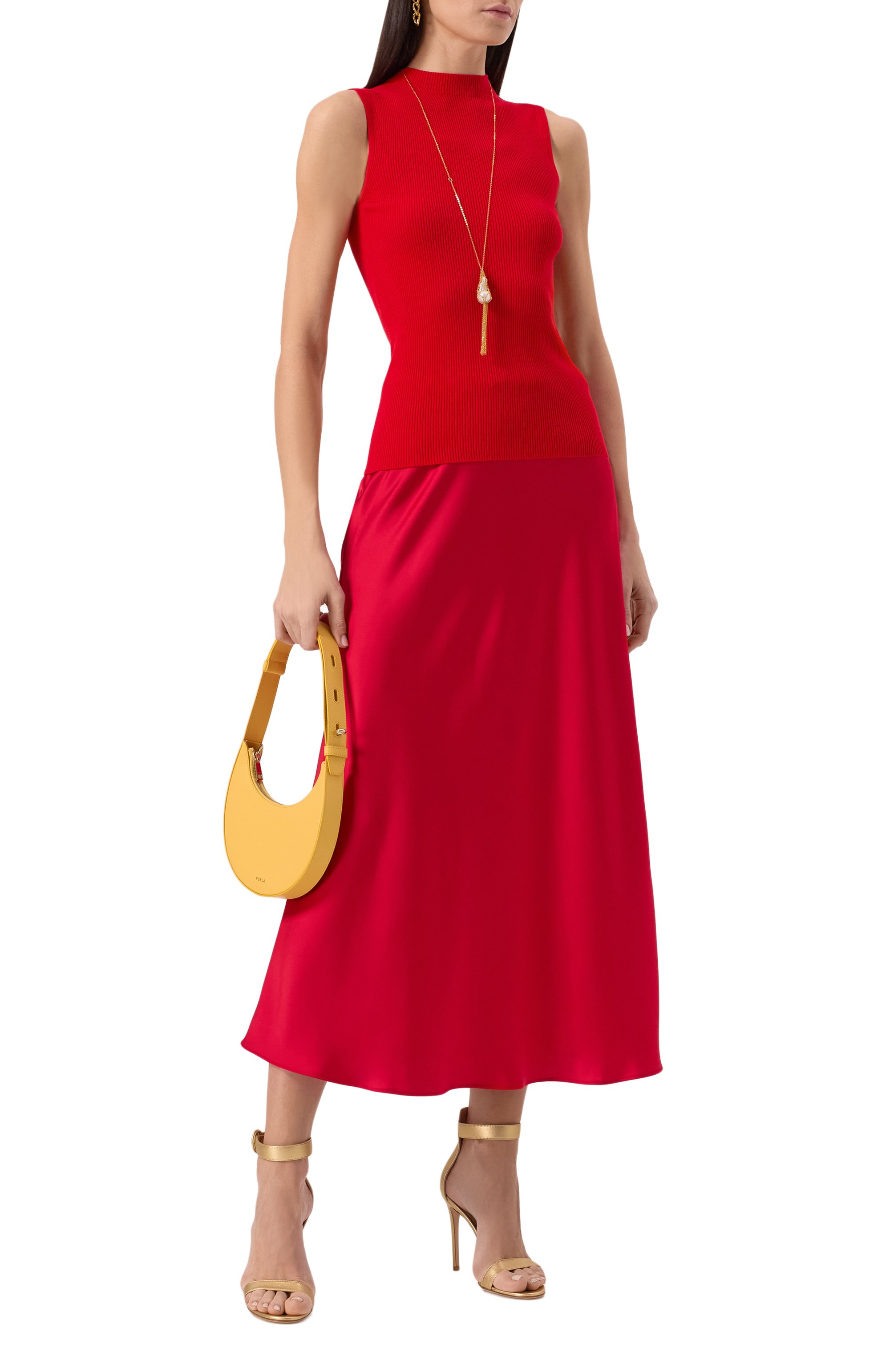 Атласная юбка HUGO, арт. 50534585, фото 2