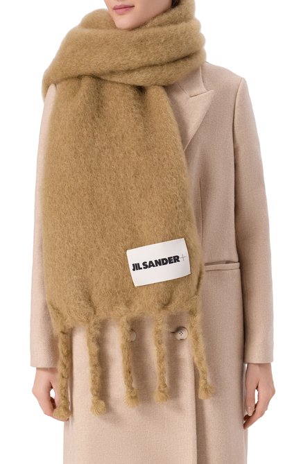 Женский шерстяной шарф JIL SANDER, арт. J40TE0118/J40041