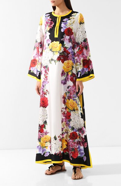 Шелковое платье DOLCE & GABBANA, арт. F6YD7T/HH18F, фото 3