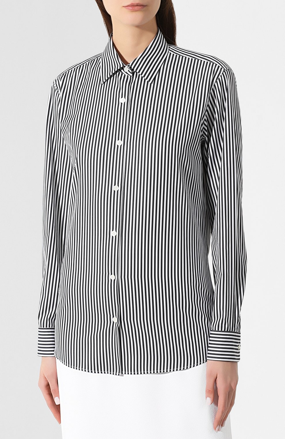 Хлопковая рубашка DRIES VAN NOTEN, арт. 191-10752-7215, фото 3