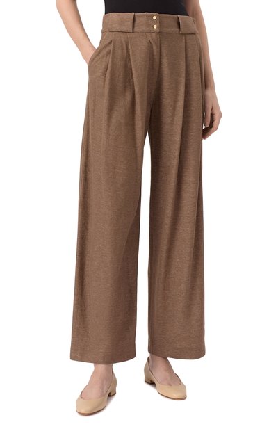 Брюки изо льна и вискозы GIORGIO ARMANI, арт. GW000906/AF15060, фото 3