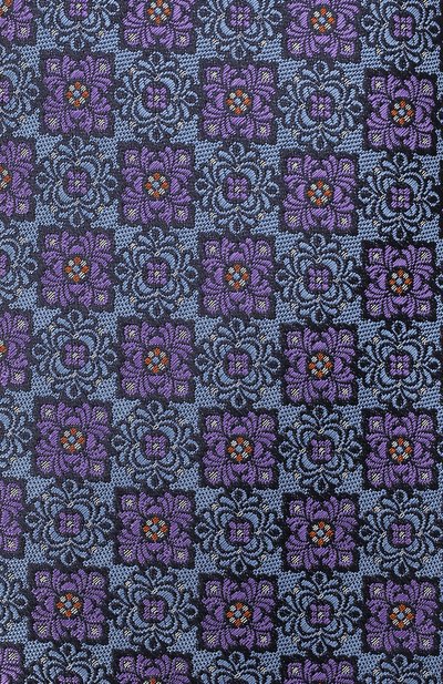 Шелковый галстук CANALI синего цвета по цене 14650 руб., арт. 18/HJ03404, фото 4 Шелковый галстук CANALI, арт. 18/HJ03404, фото 4