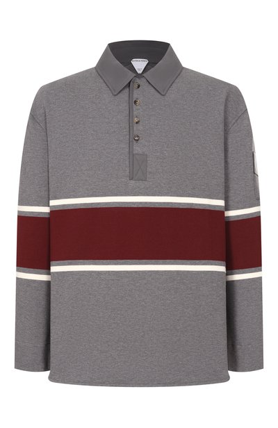 Мужское хлопковое поло BOTTEGA VENETA, арт. 871584/V6SD0