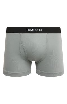 Мужские хлопковые боксеры TOM FORD светло-зеленого цвета, арт. T4LC3104/442 | Фото 1 (Кросс-КТ: бельё; Материал сплава: Проставлено; Нос: Не проставлено; Материал внешний: Хлопок; Мужское Кросс-КТ: Трусы)