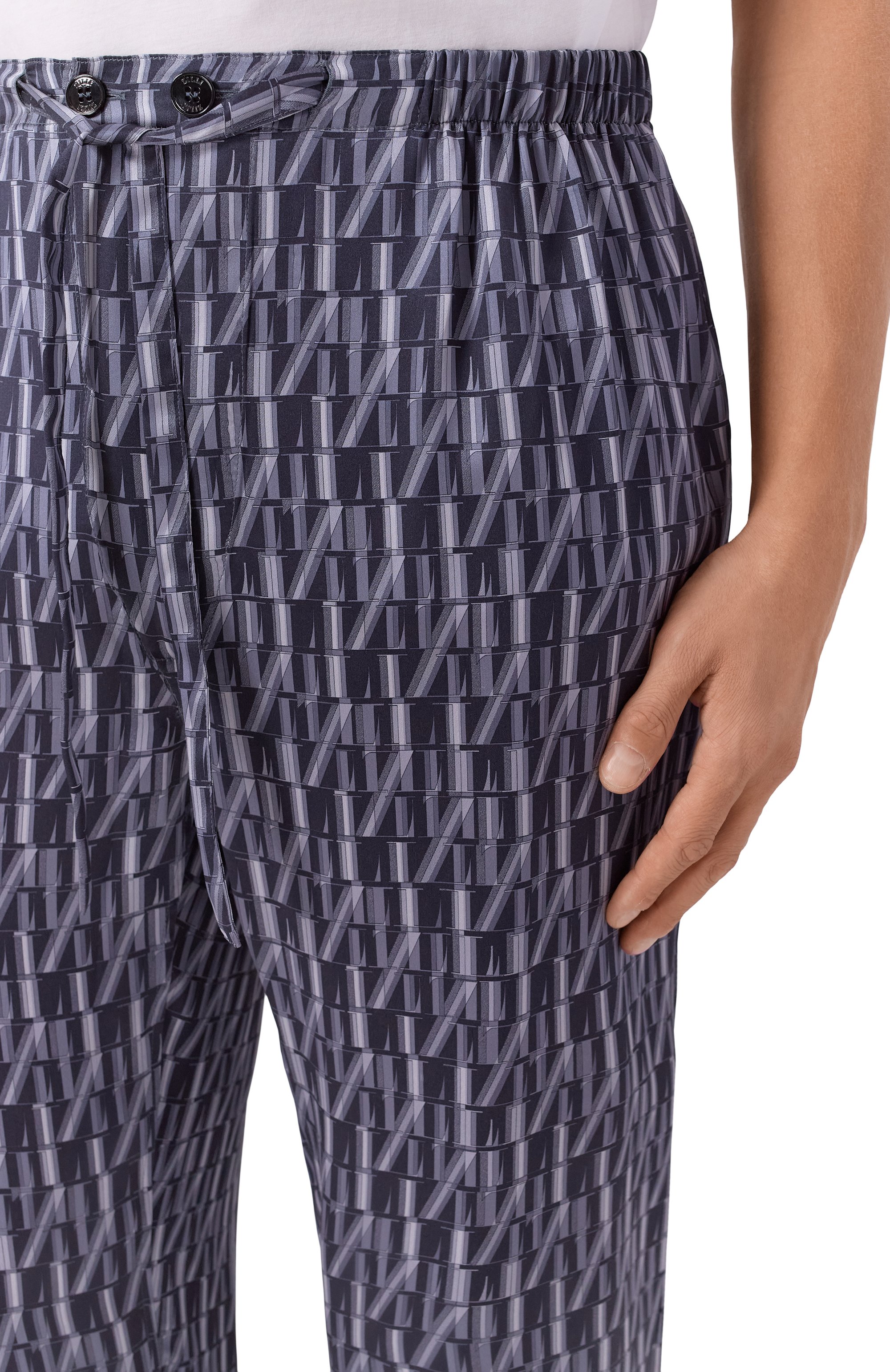 Шелковые домашние брюки ZILLI, арт. PZP013M0600VZL000, фото 5