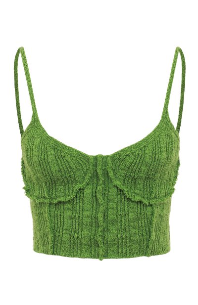 Женский топ из шерсти и хлопка ACNE STUDIOS, арт. A60355