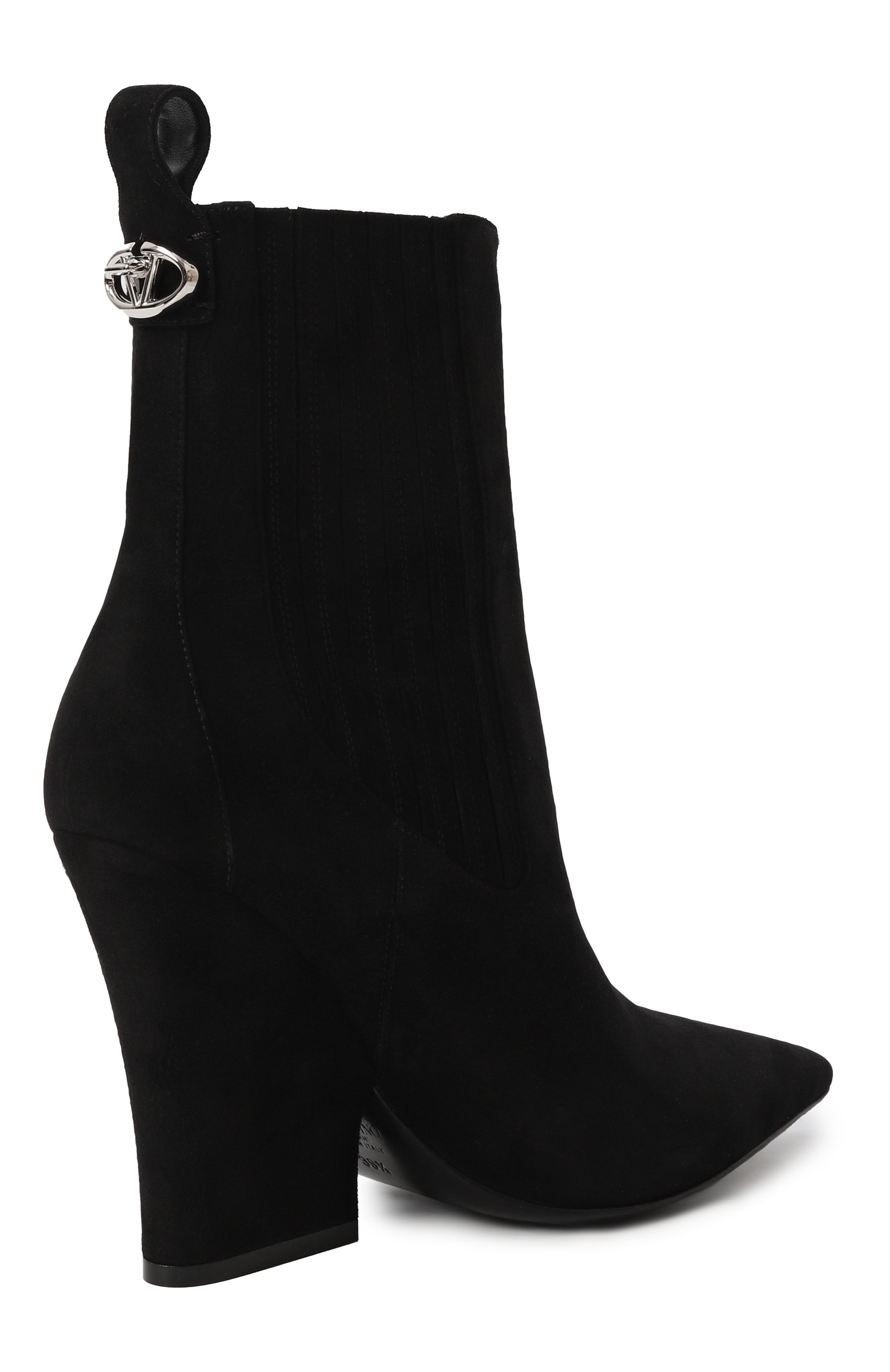 Замшевые ботильоны  vlogo lockette VALENTINO, арт. 5W0S0KS9/IMF, фото 5