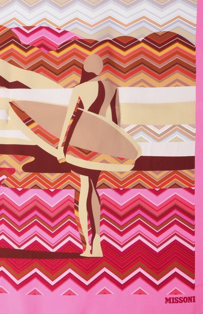 Шелковый платок MISSONI, арт. F041TWDA042, фото 4