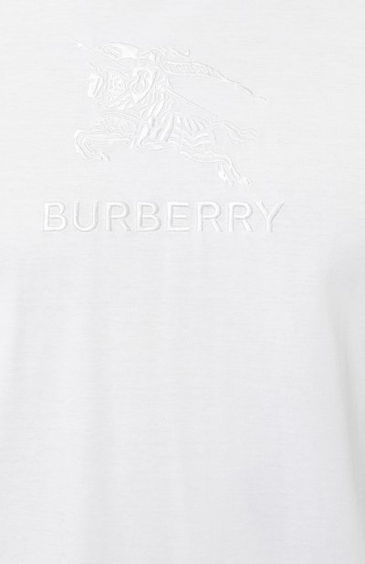 Хлопковая футболка BURBERRY, арт. 8084781, фото 5