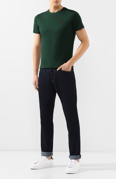 Хлопковая футболка POLO RALPH LAUREN, арт. 710671438, фото 2