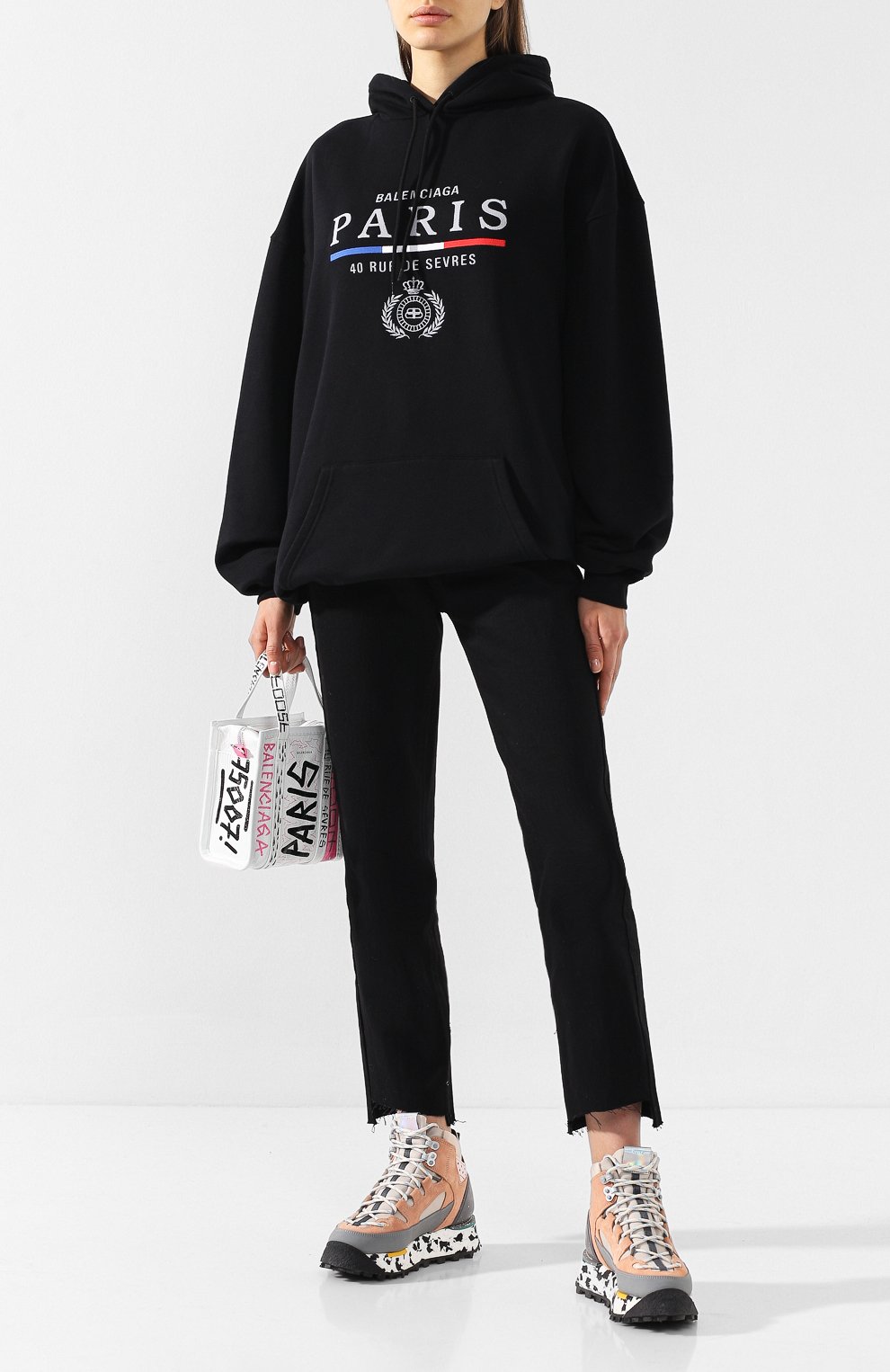 Хлопковое худи BALENCIAGA, арт. 578135/TGV68, фото 2