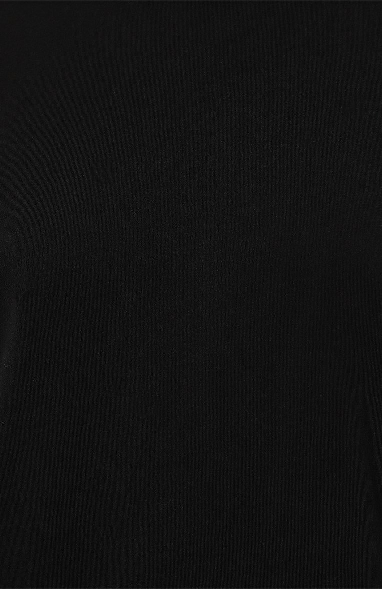 Женская хлопковая футболка DRIES VAN NOTEN черного цвета, арт. 011101-8600 | Фото 5 (Материал внешний: Хлопок; Длина (для топов): Стандартные; Рукава: Короткие; Стили: Кэжуэл; Принт: Без принта; Автоматизация ТО: Проставлено; Автоматизация состава: Проставлено)