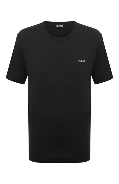 Мужская хлопковая футболка ZEGNA, арт. E7360A5/B760