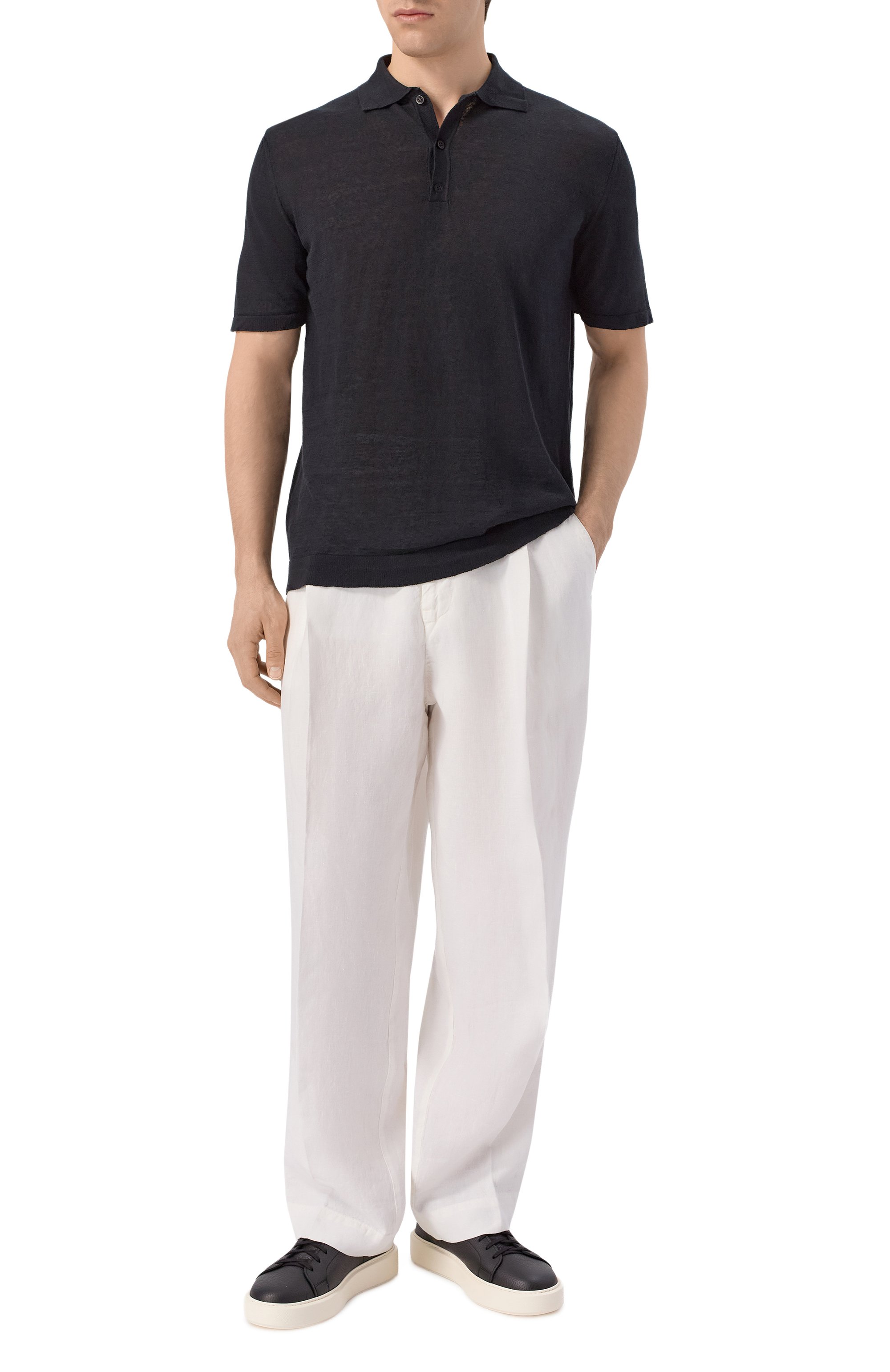 Поло изо льна и хлопка INLINUM, арт. PUTRI/SINAI, фото 2