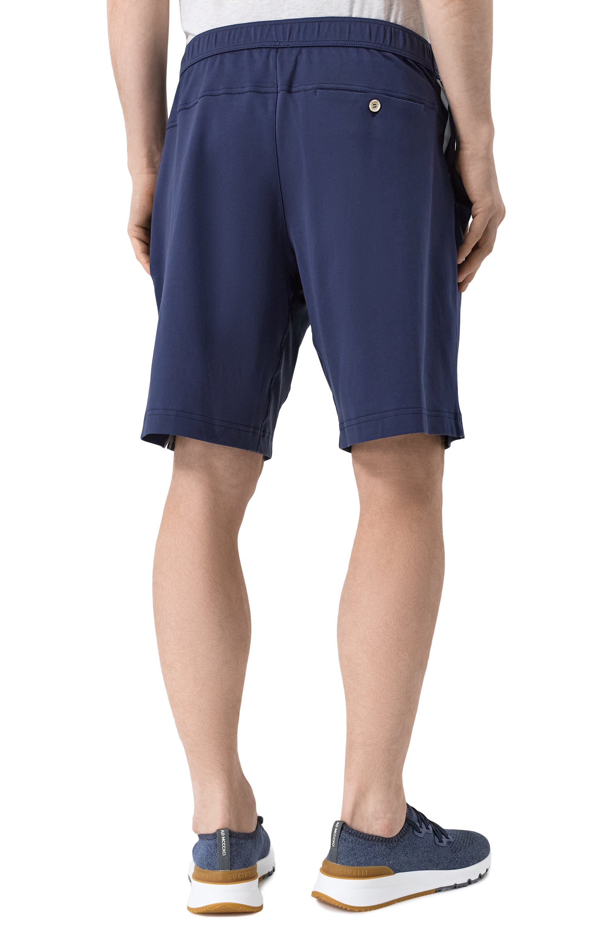 Хлопковые шорты BRUNELLO CUCINELLI, арт. ML8243390T, фото 4