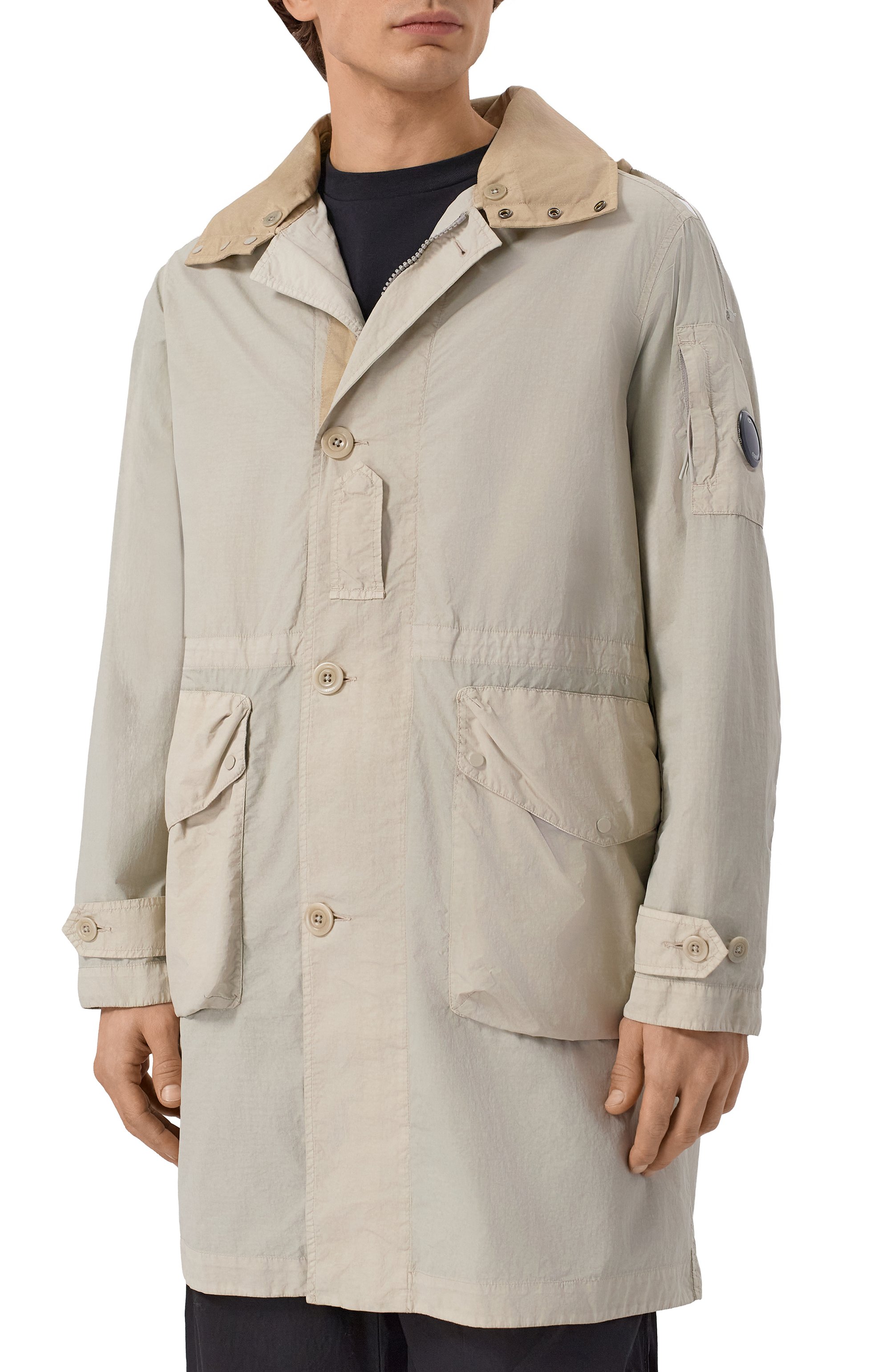 Парка C.P. COMPANY светло-серого цвета по цене 106500 руб., арт. 20CM0W016A/005991G, фото 3 Парка C.P. COMPANY, арт. 20CM0W016A/005991G, фото 3