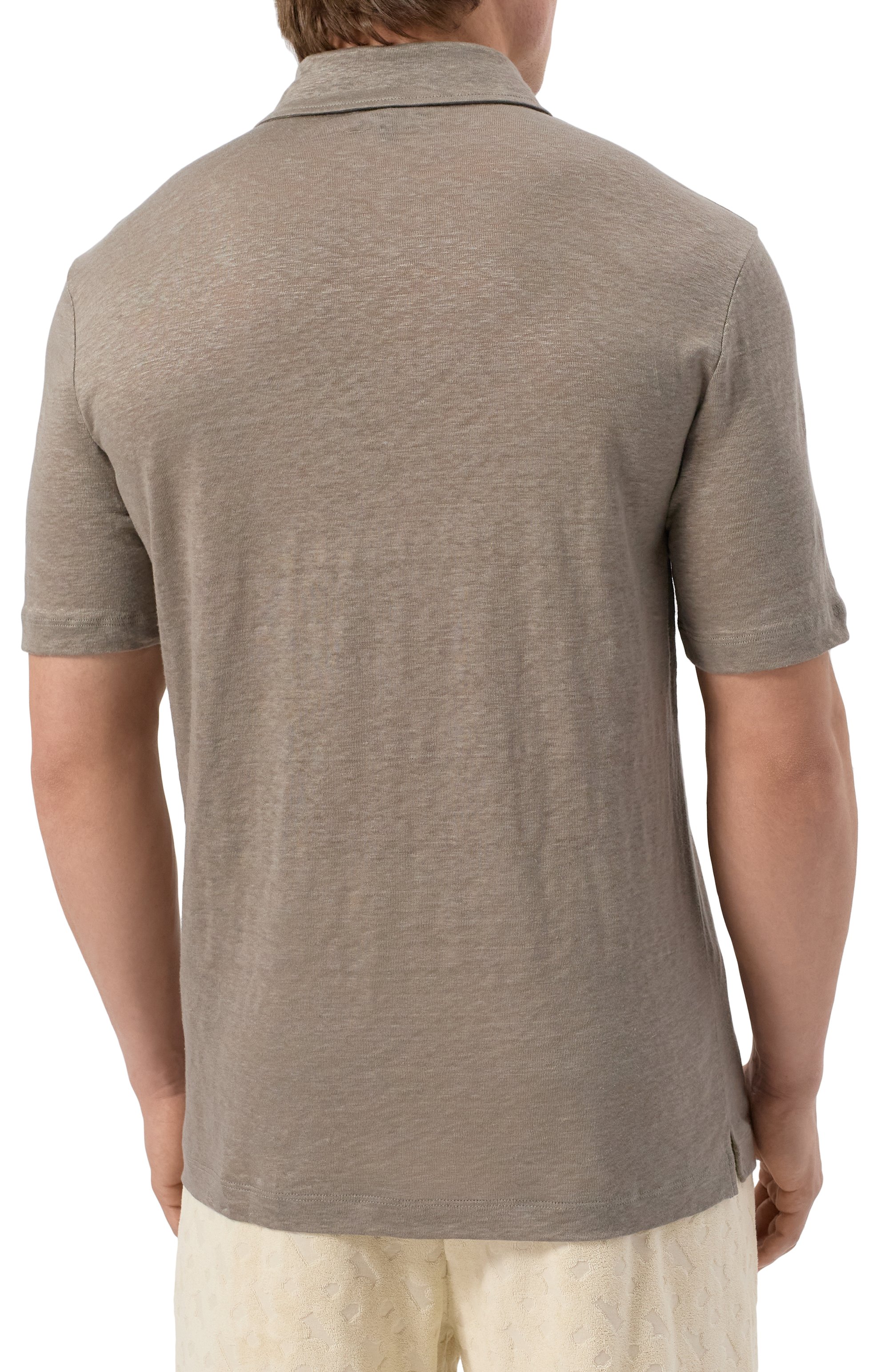 Льняное поло GIORGIO ARMANI, арт. 3RSF80/SJJMZ, фото 4