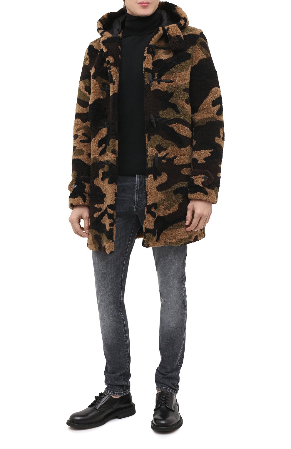 Шуба из овчины SAINT LAURENT, арт. 625115/Y7VC2, фото 2