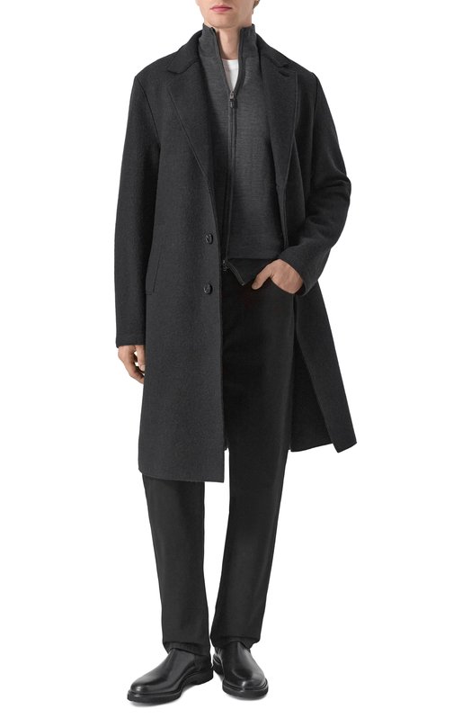 Шерстяной кардиган Canali C0022/MK01149 Серый  C0022/MK01149 Фото 2