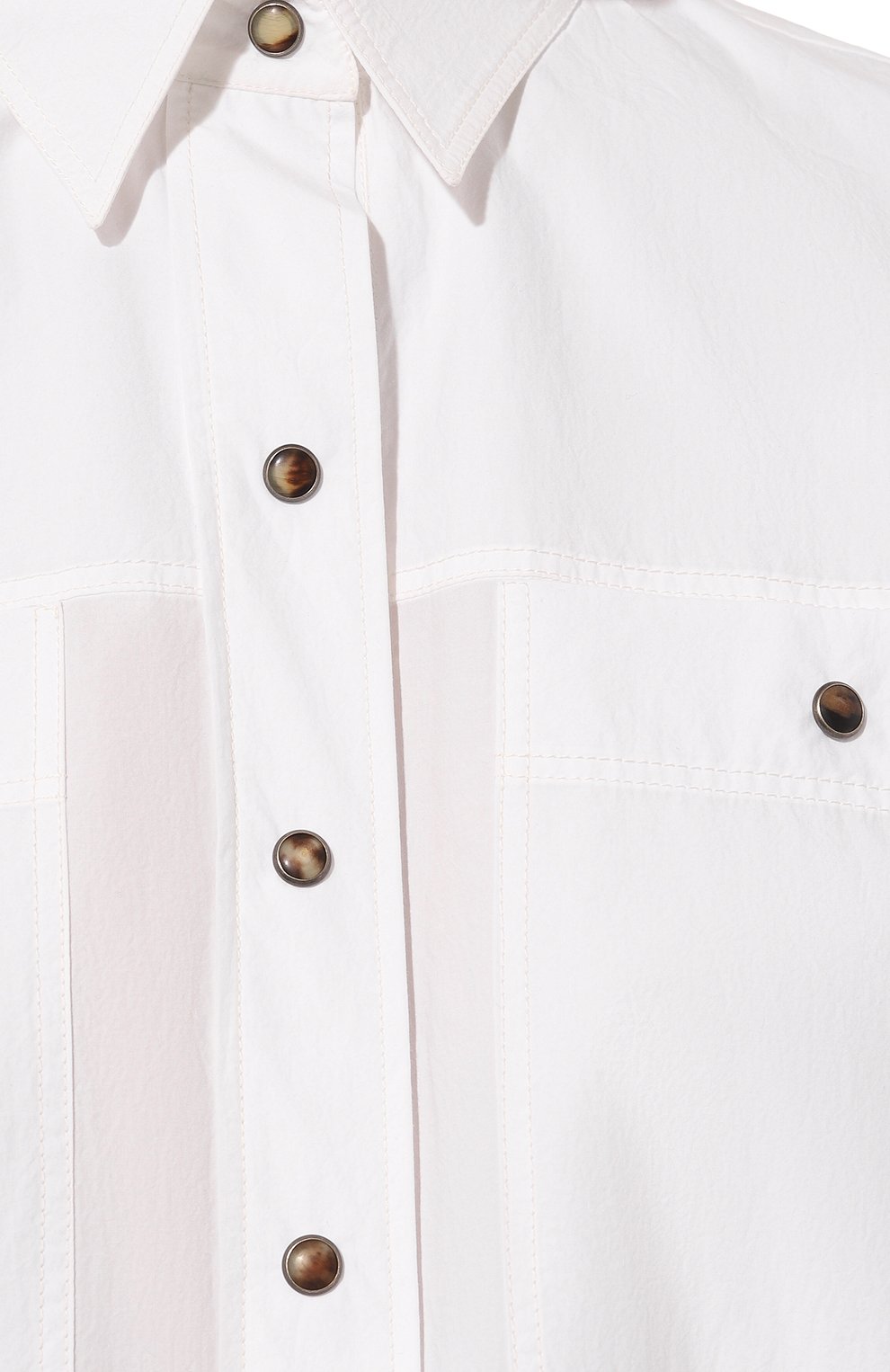 Хлопковая рубашка BRUNELLO CUCINELLI, арт. ML949B1348, фото 5