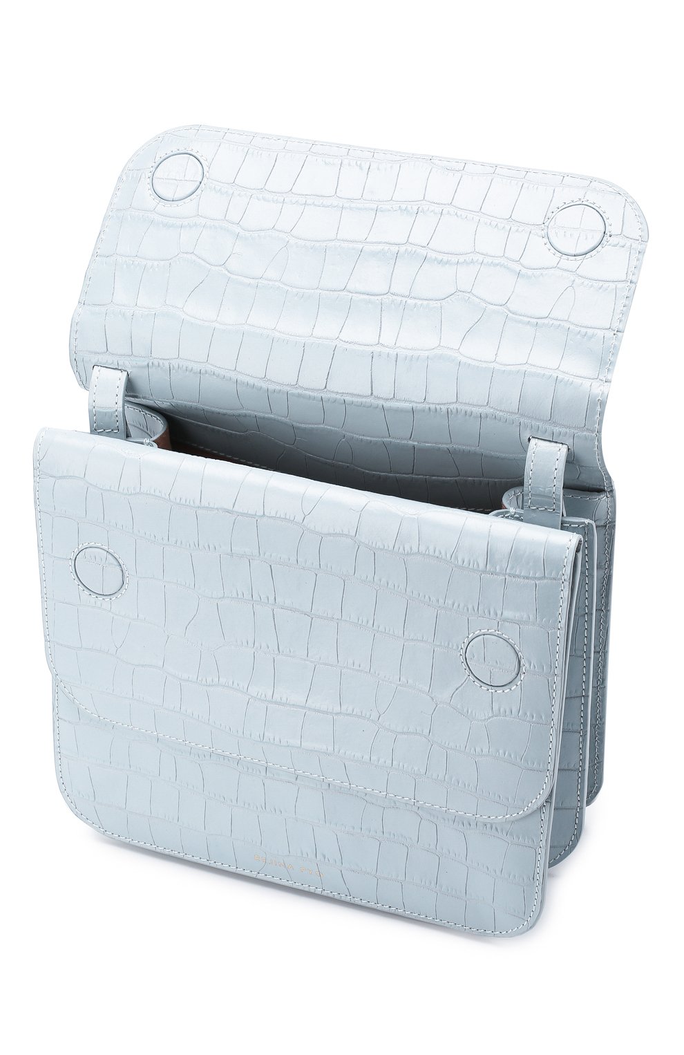 Сумка ana REJINA PYO голубого цвета по цене 94900 руб., арт. B21/LEATHER EMB0SS CR0C, фото 4 Сумка ana REJINA PYO, арт. B21/LEATHER EMB0SS CR0C, фото 4