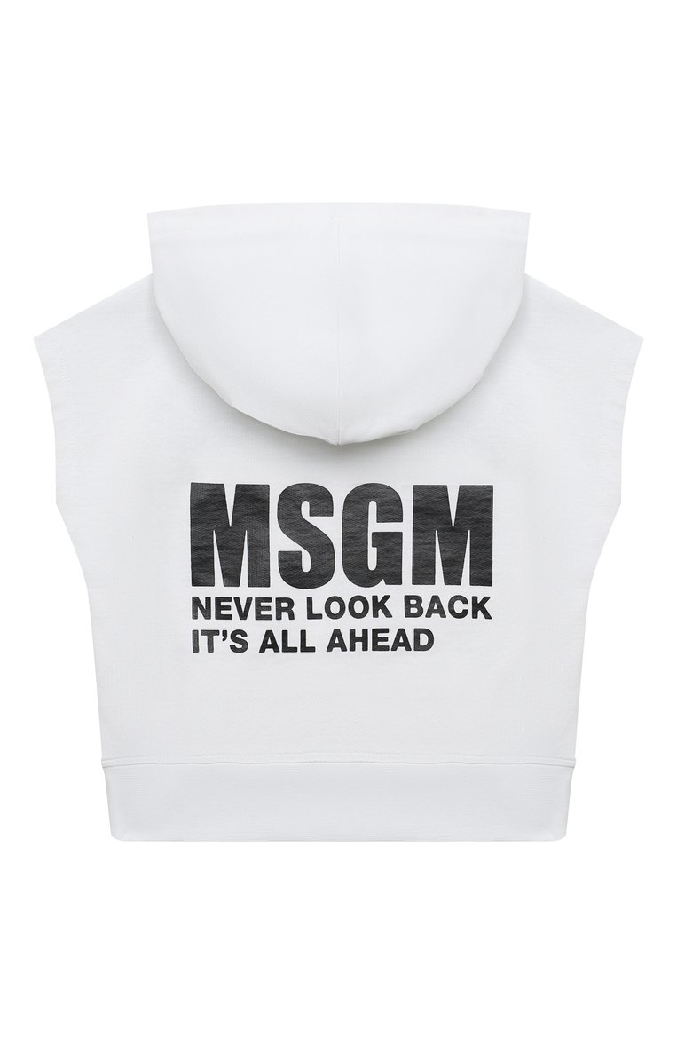 Хлопковое худи MSGM KIDS, арт. S4MSJGHS008, фото 2