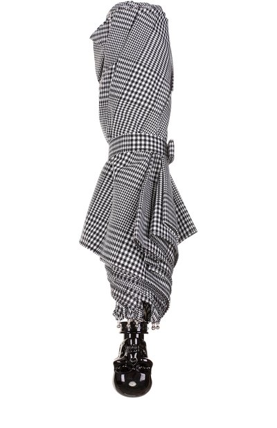 Складной зонт с черепом на ручке ALEXANDER MCQUEEN черно-белого цвета по цене 64250 руб., арт. 475699/4A04Q, фото 3 Складной зонт с черепом на ручке ALEXANDER MCQUEEN, арт. 475699/4A04Q, фото 3