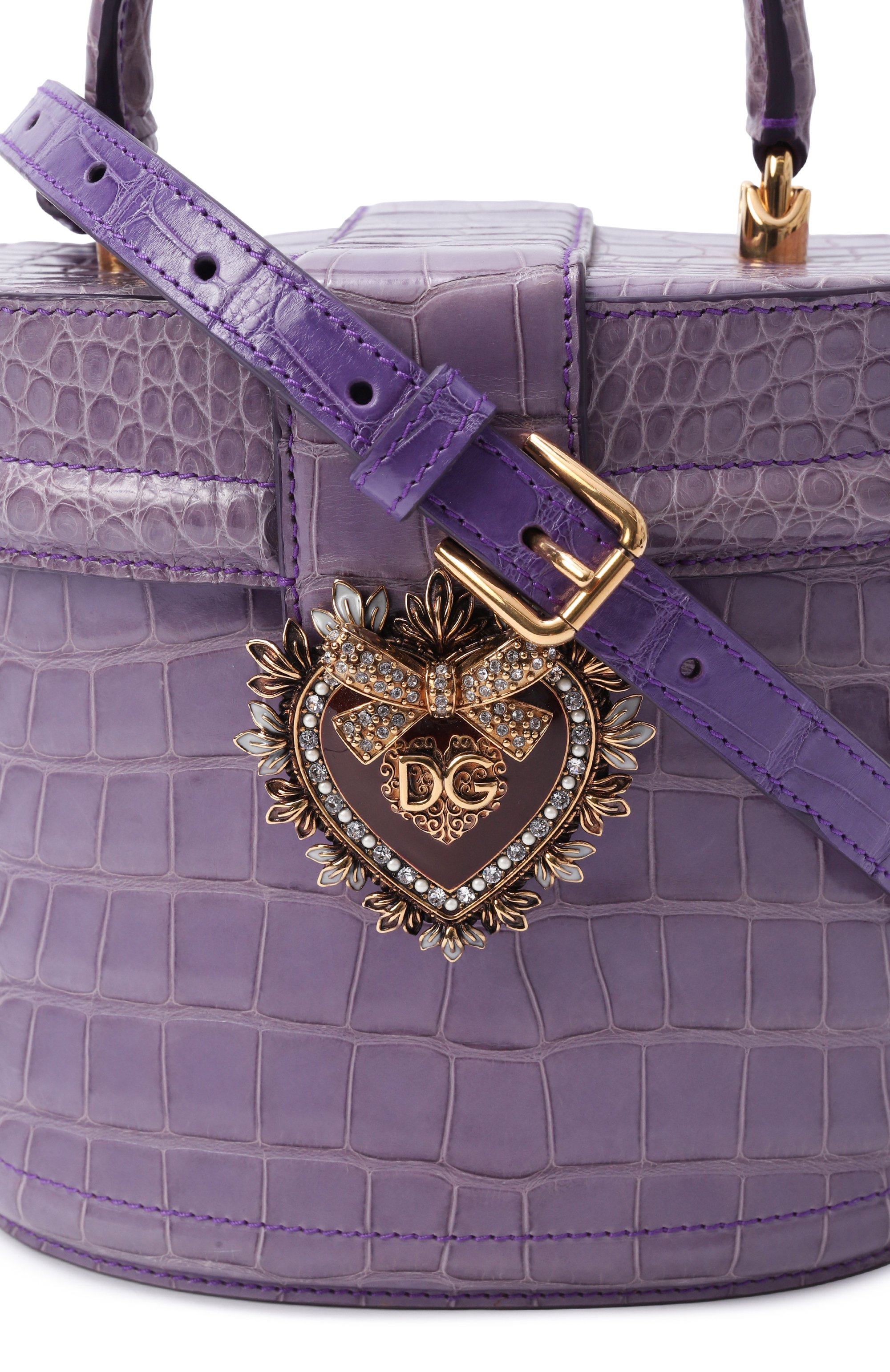 Сумка devotion из кожи аллигатора DOLCE & GABBANA, арт. BB6800/B2DE5/AMIS, фото 3