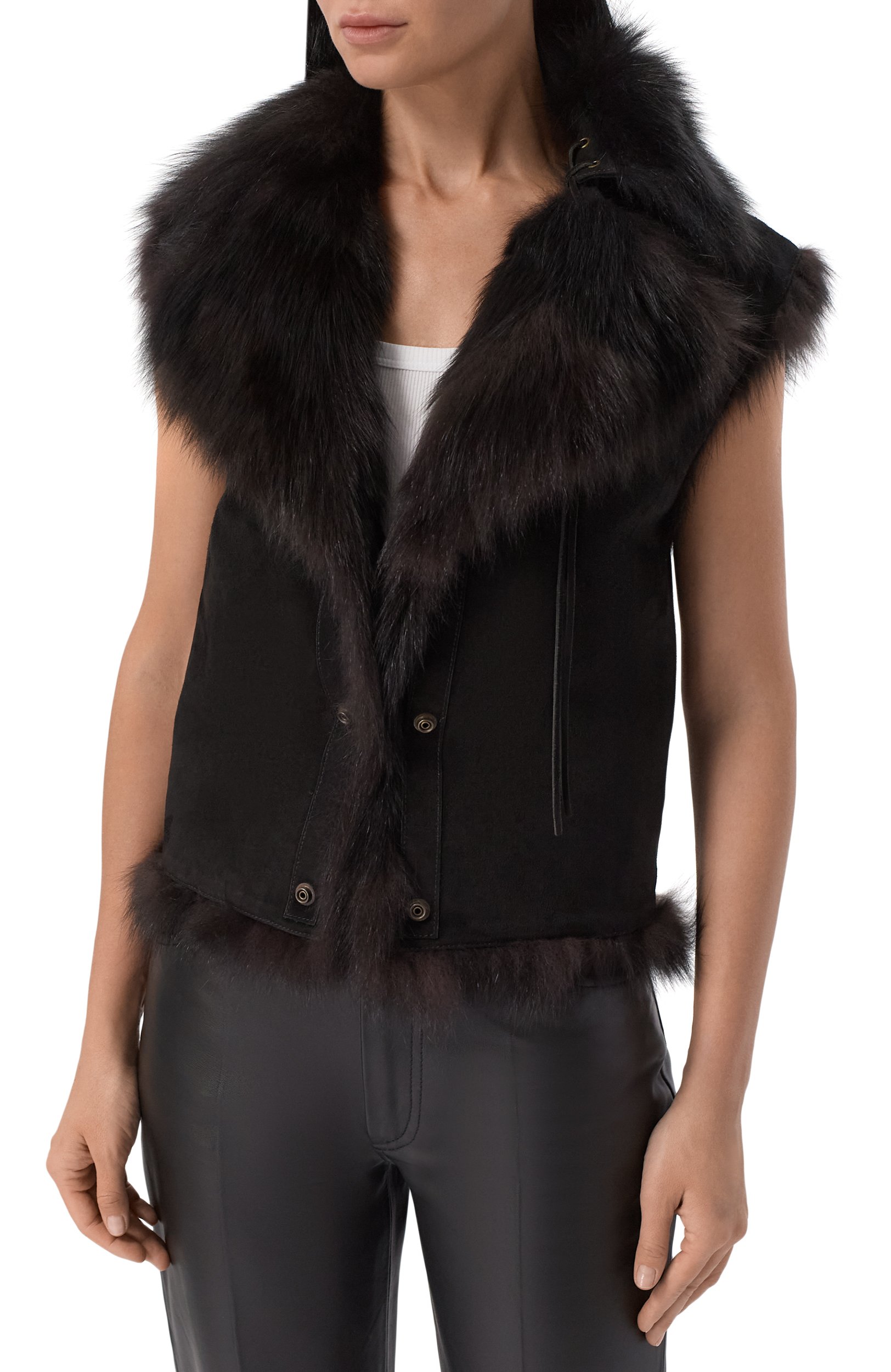 Комплект из куртки и жилета SAINT LAURENT, арт. 532949/YR960, фото 7