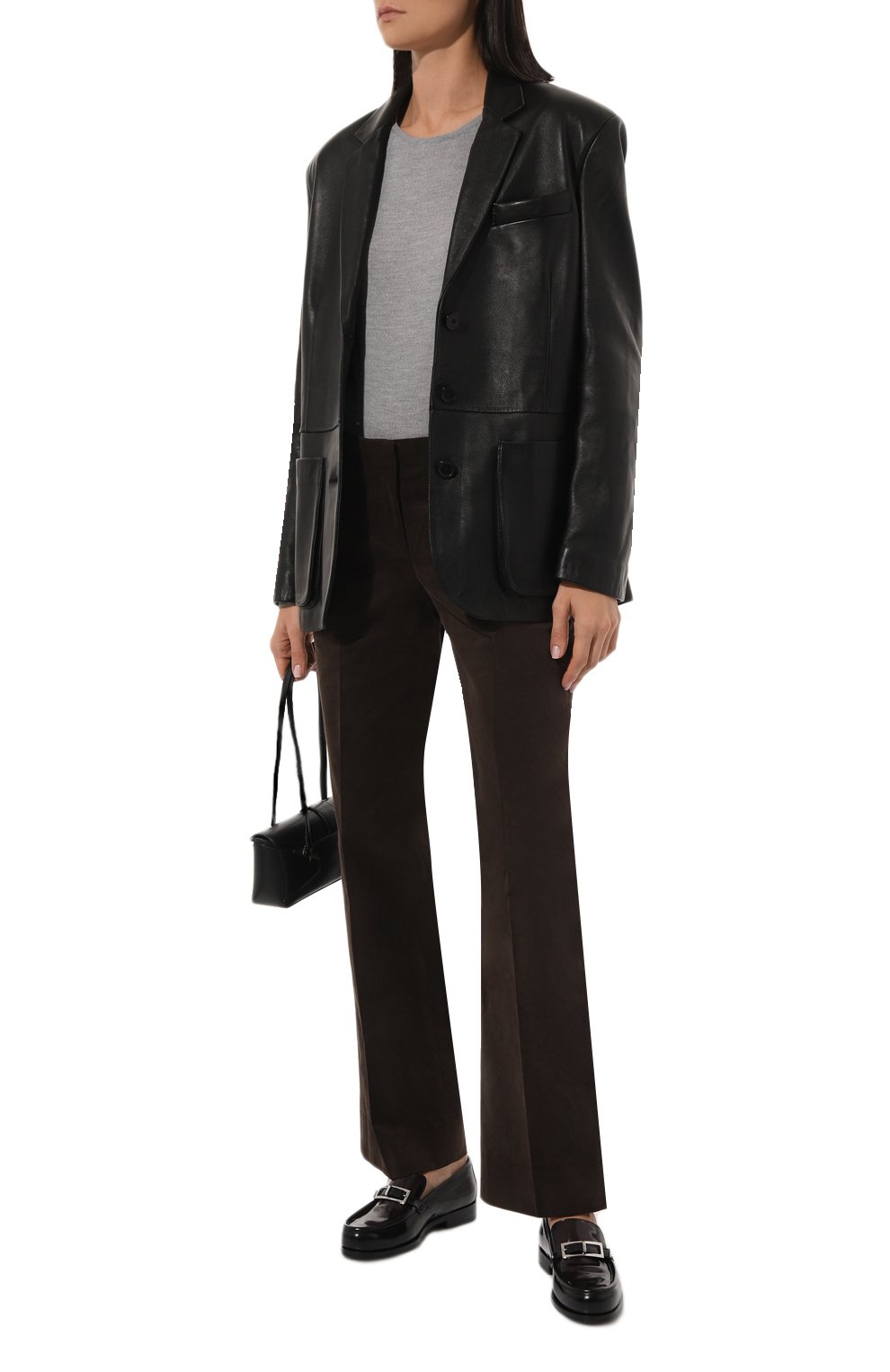 Кожаные лоферы nora SERGIO ROSSI, арт. B00080/MFI970, фото 2