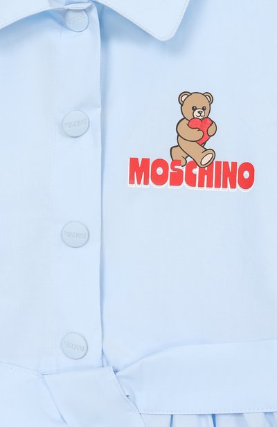 Хлопковое платье MOSCHINO, арт. HAV0E0/LLA10_001, фото 3