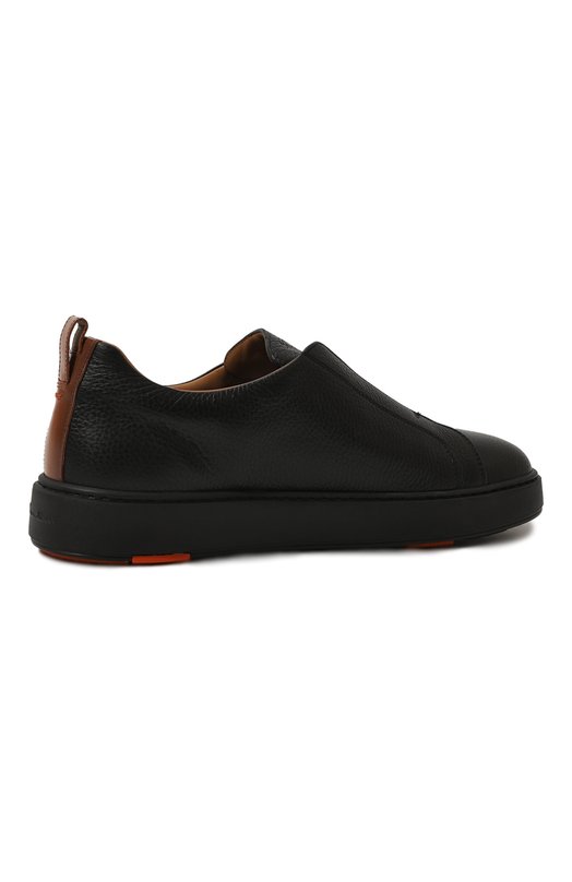 Кожаные кеды Santoni MBCG21995NEATLLD Чёрный  MBCG21995NEATLLD Фото 5