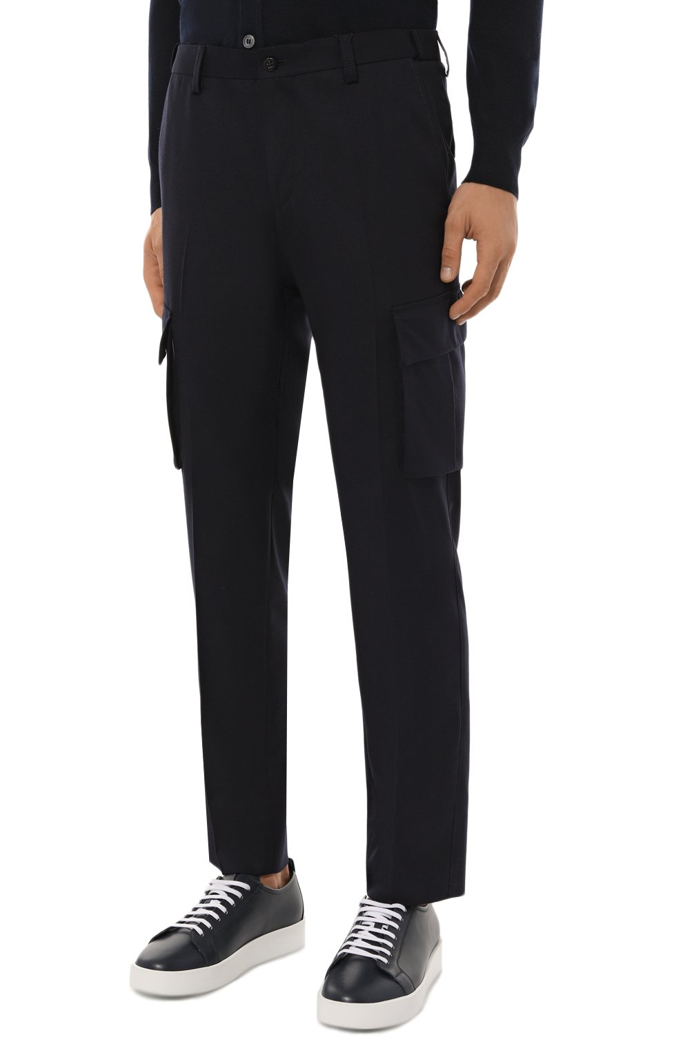 Шерстяные брюки-карго CORNELIANI, арт. 944L02-9418111, фото 3