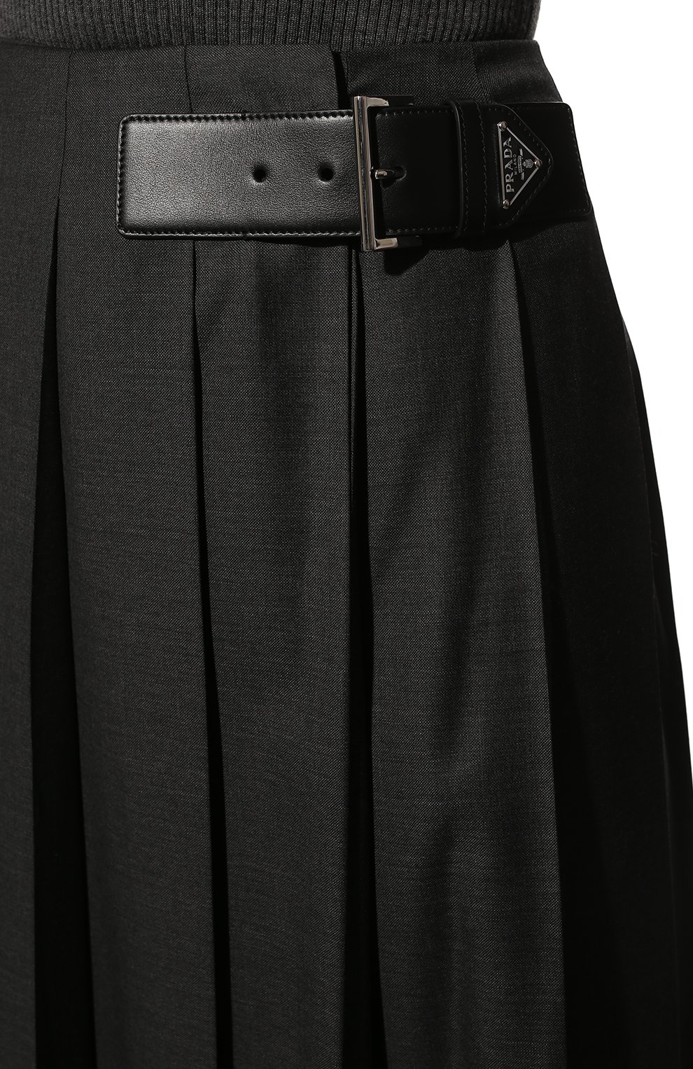 Шерстяная юбка PRADA, арт. P122UE-11BA-F0308-221, фото 5