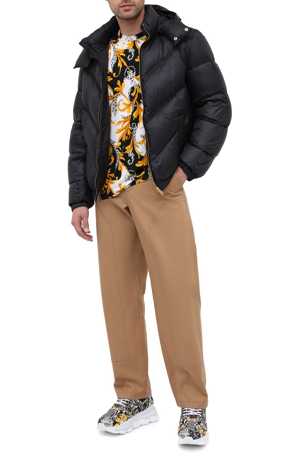 Комбинированные кроссовки chain reaction 2 VERSACE, арт. DSU7462/D13SG, фото 2