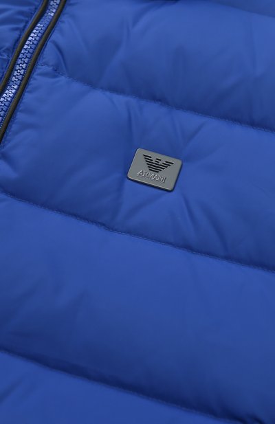Пуховый жилет с логотипом бренда ARMANI JUNIOR, арт. 6Y4Q01/4NEFZ/11A-16A, фото 3