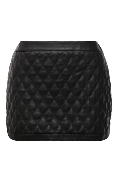 Женская кожаная юбка SAINT LAURENT, арт. 671101/YCGZ2