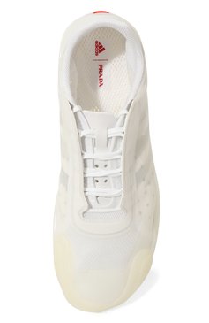 Мужского кроссовки prada x adidas a+p luna rossa 21 PRADA белого цвета, арт. 3E6447-OYQ-F0009-005 | Фото 8 (Материал внешний: Текстиль, Натуральная кожа; Стили: Спорт; Материал утеплителя: Без утеплителя; Нос: Не проставлено; Региональные ограничения белый список (Axapta Mercury): Не проставлено; Кросс-КТ: Низкие)