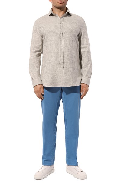 Брюки из хлопка и шелка MARCO PESCAROLO, арт. EV0M/4700, фото 2