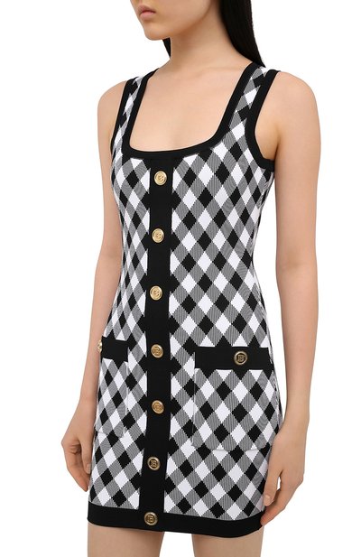 Платье из вискозы BALMAIN, арт. VF16057/K213, фото 3