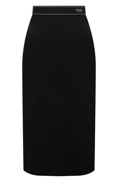 Женская хлопковая юбка PRADA, арт. P170T-F62-F0002-221