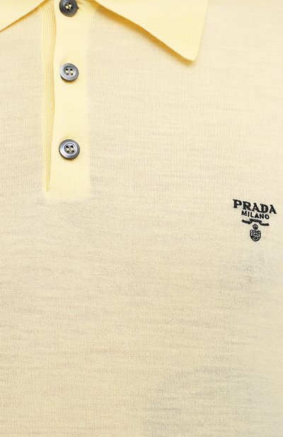 Шерстяное поло PRADA, арт. UMB267-1ZLE-F0032-212, фото 5