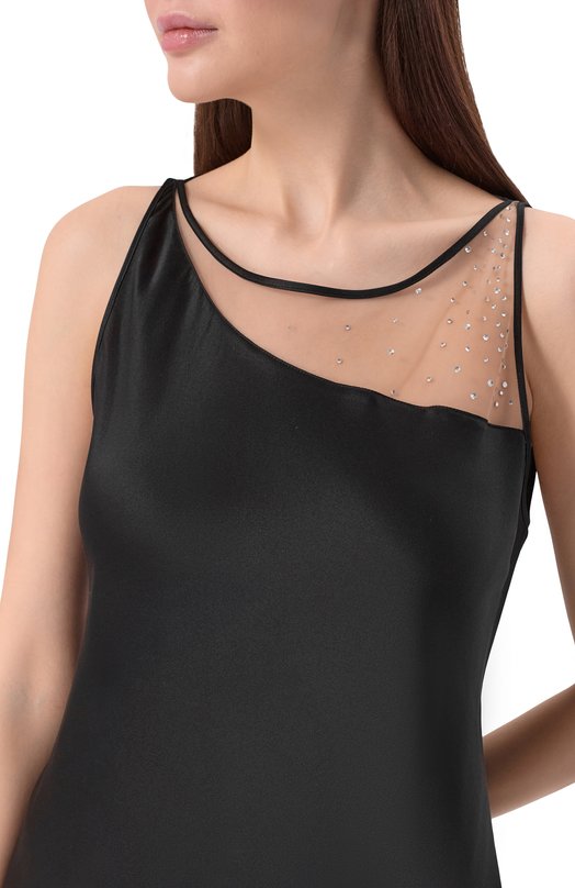Шелковый топ Luna Di Seta VLST61135 Чёрный  VLST61135 Фото 5